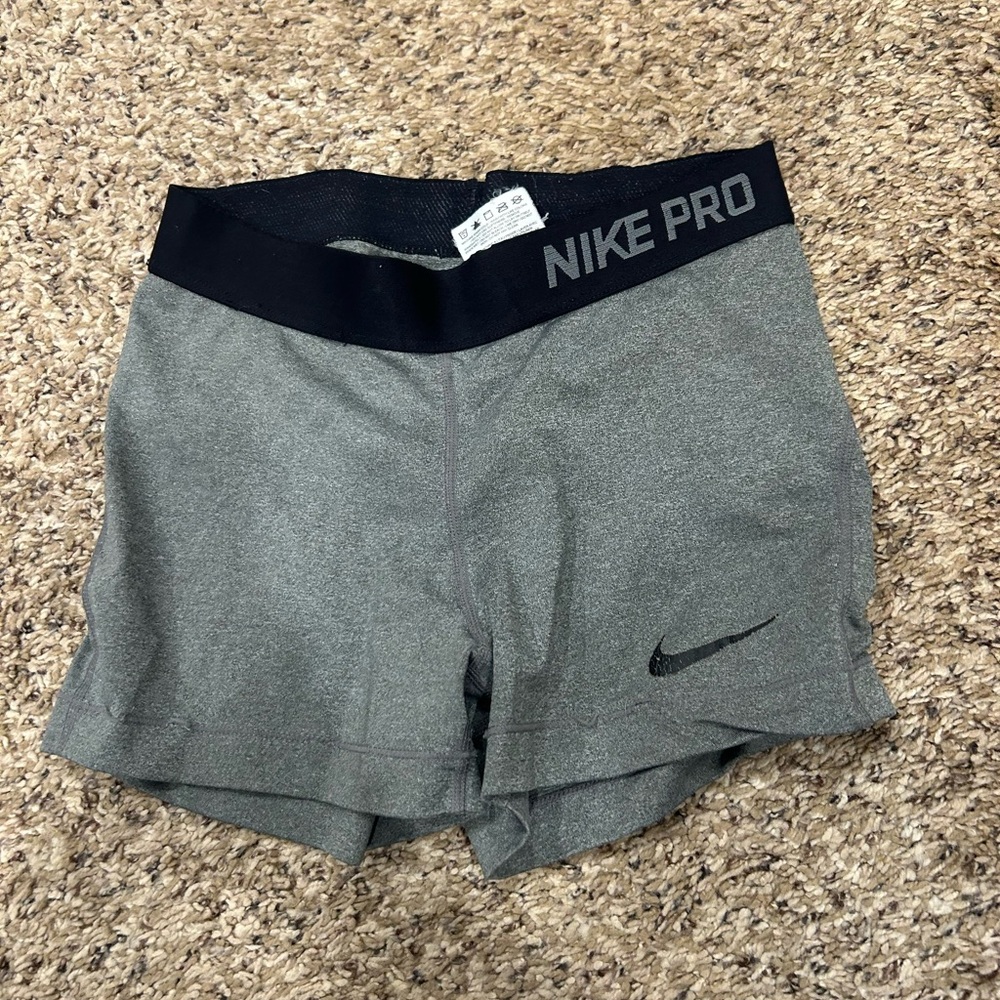 Nike Pro Women's Athletic Gray Shorts